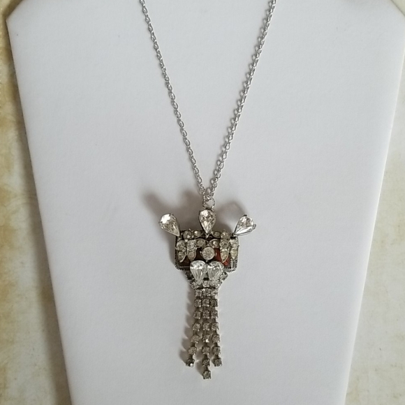 Repurposed Vintage Jewelry Assemblage Necklace - Picture 9 of 16